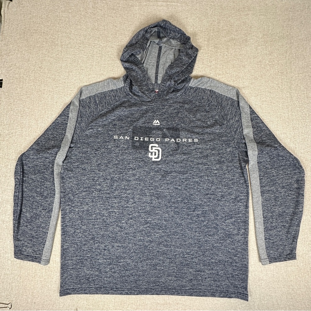 San Diego Padres Hoodie Men’s 2XL Majestic Authentic